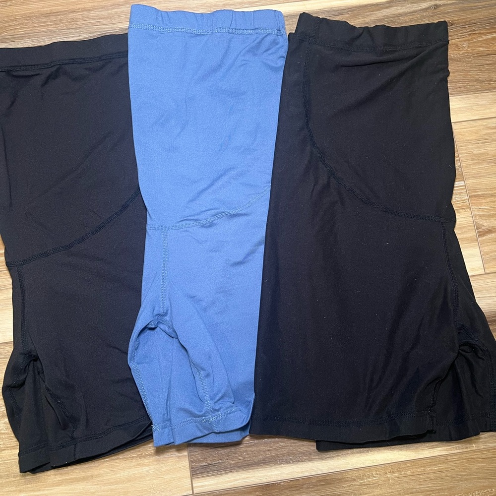 Over the belly maternity biker shorts soft